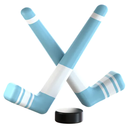 Ice Hockey  3D Icon