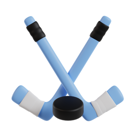 Ice Hockey  3D Icon