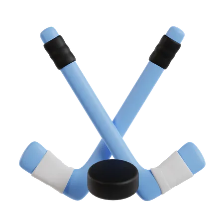 Ice Hockey  3D Icon