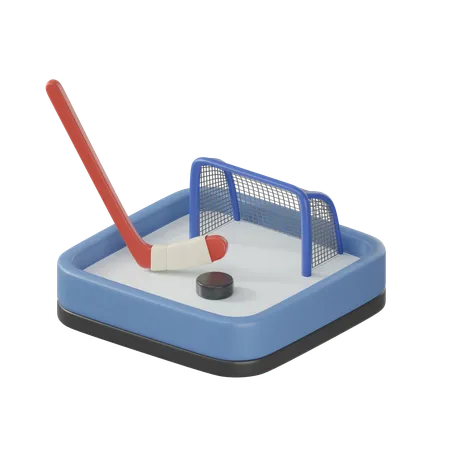 Ice Hockey  3D Icon