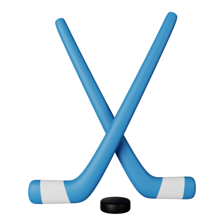 Ice Hockey  3D Icon