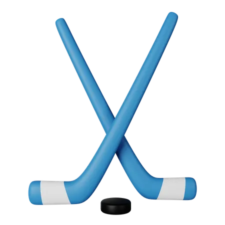 Ice Hockey  3D Icon