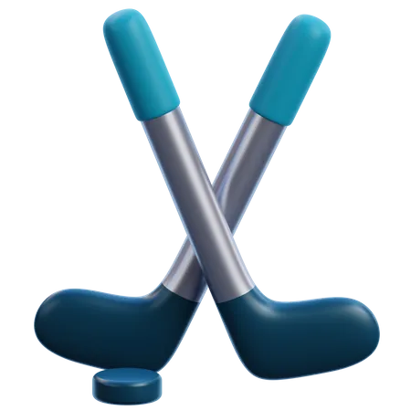 Ice Hockey  3D Icon