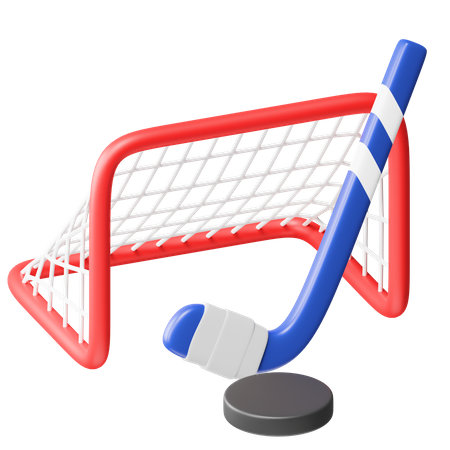 Ice Hockey  3D Icon