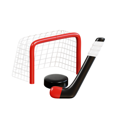Ice Hockey  3D Icon