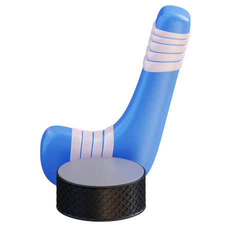 Ice Hockey  3D Icon