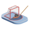 ice-hockey 3d illustration