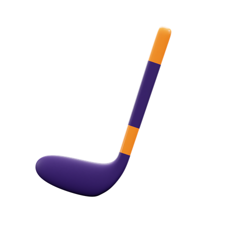 Ice Hockey Stick  3D Icon