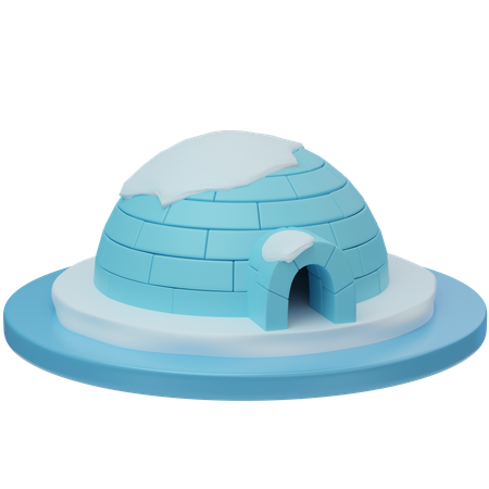 Ice House  3D Icon