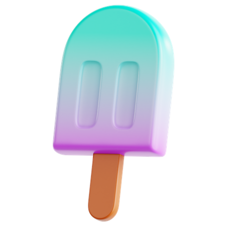 Ice Pop  3D Icon