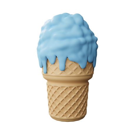 Ice Ream Cone  3D Icon