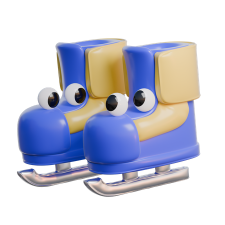 Ice Skate  3D Icon