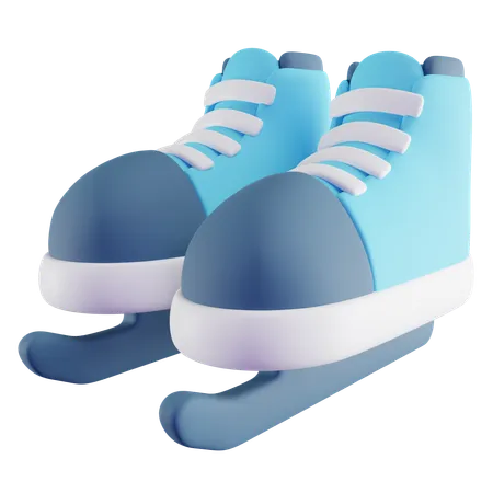 Ice Skate  3D Icon