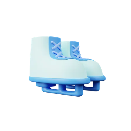 Ice Skate  3D Icon