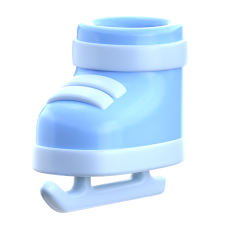 Ice Skate  3D Icon