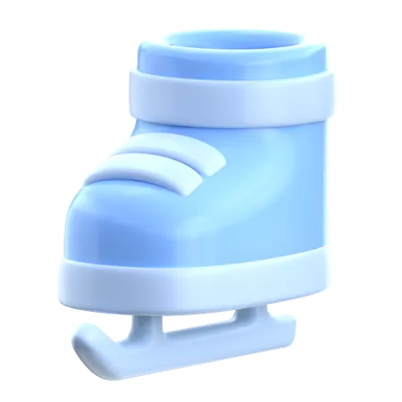 Ice Skate  3D Icon