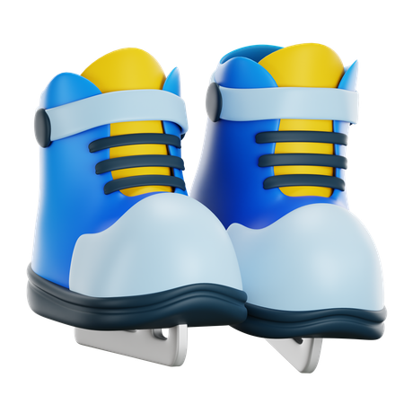 Ice Skate  3D Icon