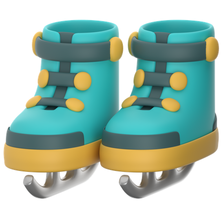 Ice Skate  3D Icon
