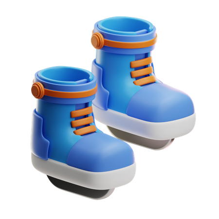 Ice Skate  3D Icon