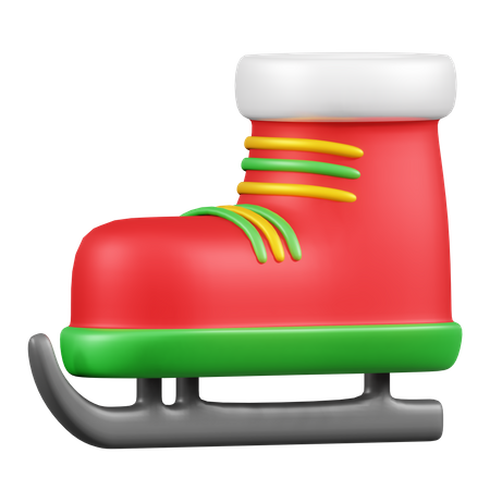 Ice Skate  3D Icon