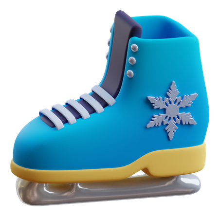 Ice Skate  3D Icon