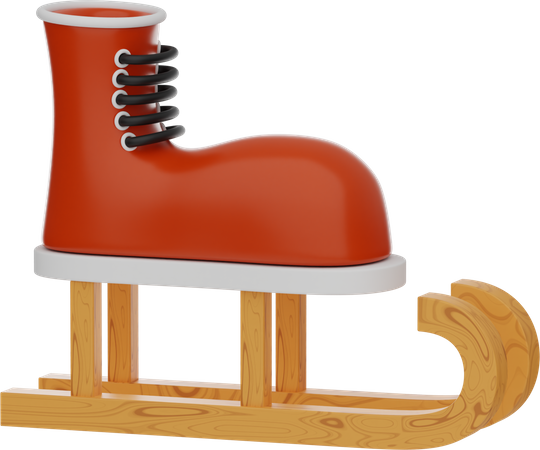 Ice Skate  3D Icon