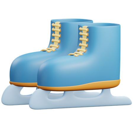 Ice Skate  3D Icon