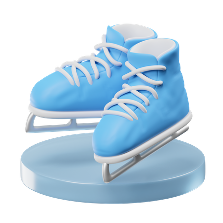 Ice Skate  3D Icon