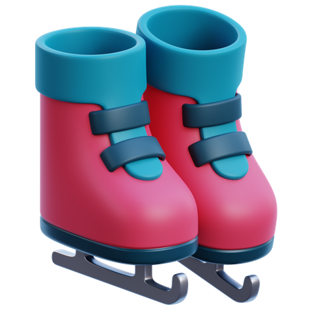 Ice Skate  3D Icon