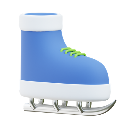 Ice Skate  3D Icon