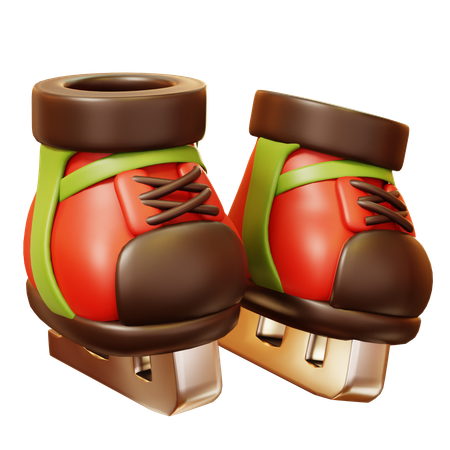 Ice Skate  3D Icon