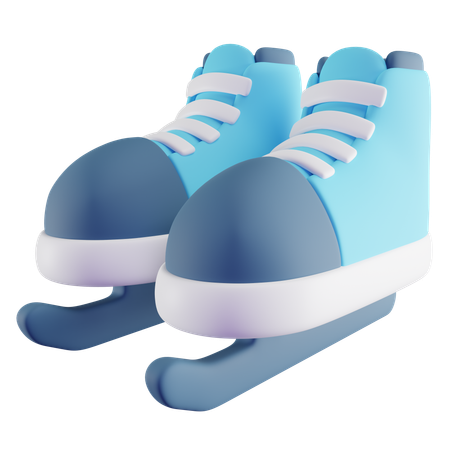 Ice Skate  3D Icon