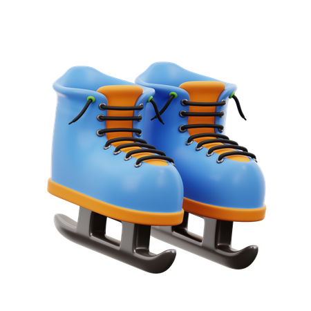 Ice Skate Shoes  3D Icon