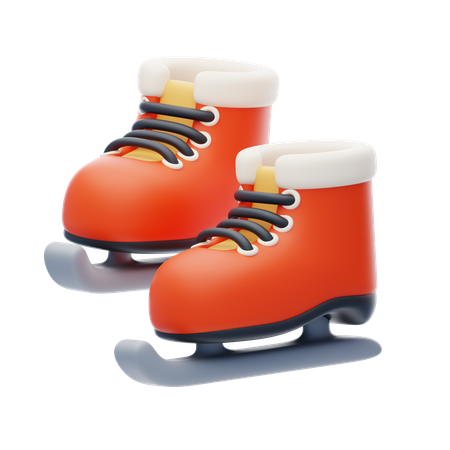 Ice Skate Shoes  3D Icon