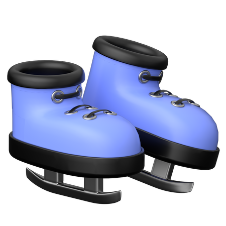 Ice Skate Shoes  3D Icon