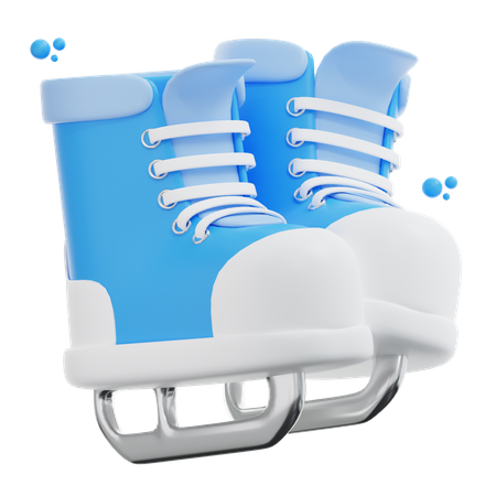 Ice Skate Shoes  3D Icon