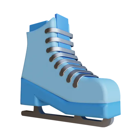 Ice Skate Shoes  3D Illustration