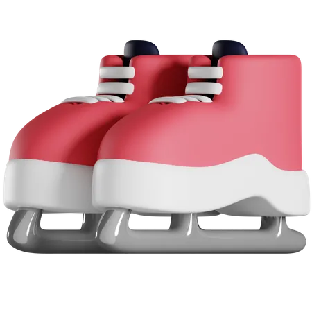 Ice Skate Shoes 3 D Icon 3D Icon