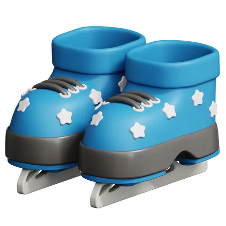 Ice Skater  3D Icon