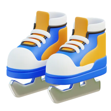 Ice skater  3D Icon