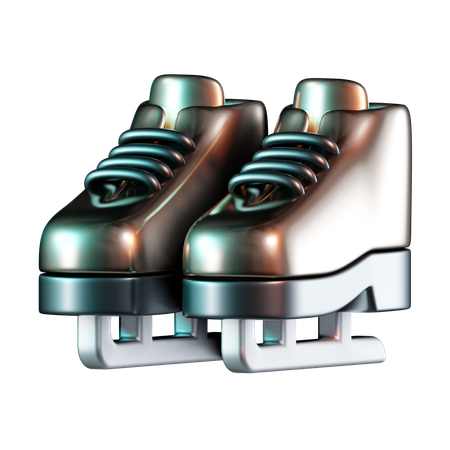 Ice Skating  3D Icon