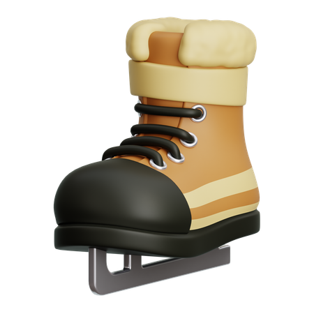 Ice Skating  3D Icon