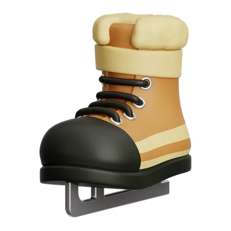 Ice Skating  3D Icon