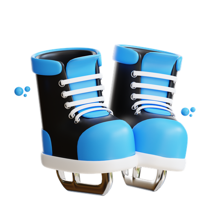 Ice Skating  3D Icon