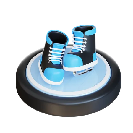 Ice Skating  3D Icon