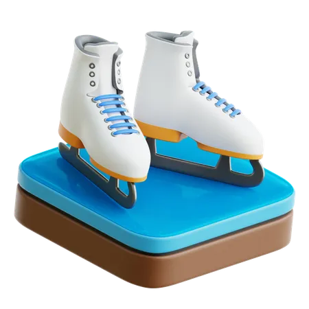 Ice Skating  3D Icon