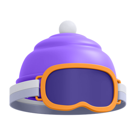 Ice Skating Goggles  3D Icon