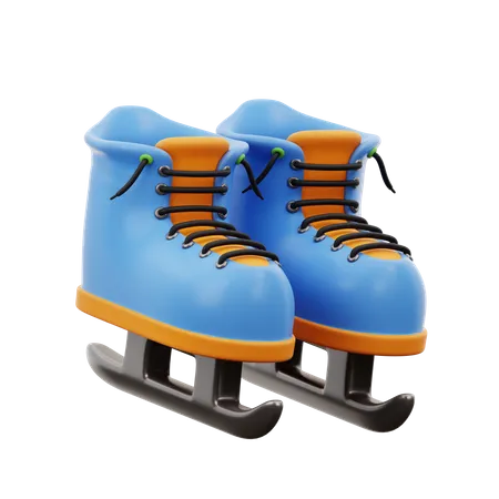Ice Skating Shoe 3 D Icon 3D Icon