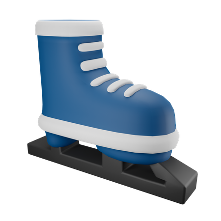 Ice Skating Shoes  3D Icon