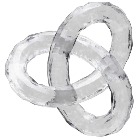 Ice TorusKnot  3D Icon